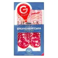 Globino, Hisə verilmiş kolbasa, birinci dərəcəli, dilimlənmiş, 80 q - 3