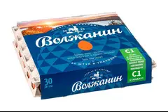 ПРОДАЮТСЯ куриные яйца "Волжанин" из выбранной категории для столового питания