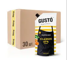 Майонез в продаже ТМ GUSTÓ